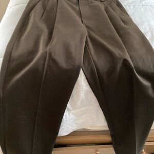 Men’s Dockers Pleated Brown Dress Pants with Tailored Fit